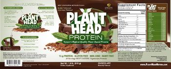 Genceutic Naturals Plant Head Protein Chocolate - supplement