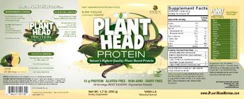 Genceutic Naturals Plant Head Protein Vanilla - supplement