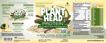 Genceutic Naturals Plant Head Protein Vanilla - supplement