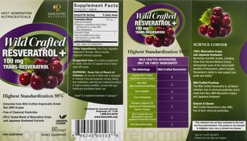 Nature's Answer Wild Crafted Resveratrol + 100 mg Trans-Resveratrol - supplement