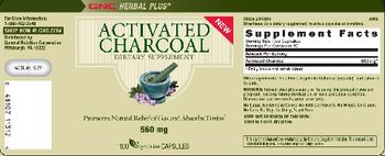 General Nutrition Corporation Activated Charcoal - supplement