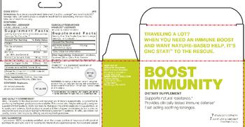 General Nutrition Corporation Boost Immunity Ultra Zinc Lozenges Natural Orange Flavor - supplement