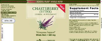 General Nutrition Corporation Chasteberry (Vitex) - herbal supplement