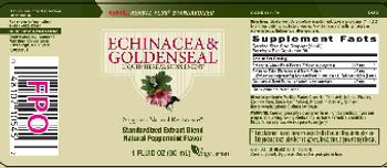 General Nutrition Corporation Echinacea & Goldenseal Natural Peppermint Flavor - liquid herbal supplement