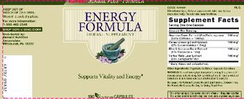 General Nutrition Corporation Energy Formula - 