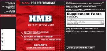 General Nutrition Corporation HMB - supplement