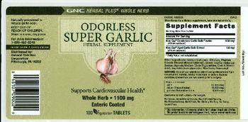 General Nutrition Corporation Odorless Super Garlic - herbal supplement