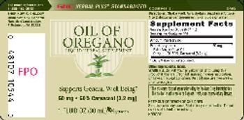 General Nutrition Corporation Oil Of Oregano - liquid herbal supplement