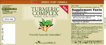 General Nutrition Corporation Turmeric Complex - herbal supplement