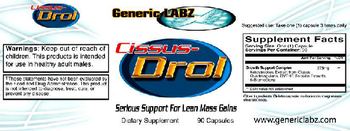 Generic Labz Cissus-Drol - supplement