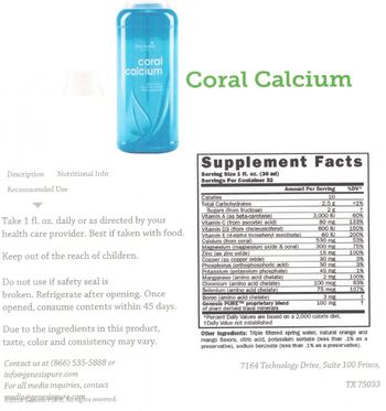 Genesis Pure Coral Calcium - 