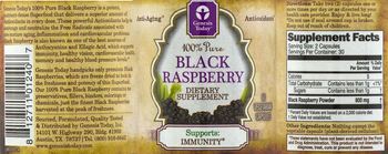 Genesis Today 100% Pure Black Raspberry - supplement