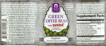 Genesis Today Green Coffee Bean With Svetol - supplement