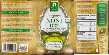 Genesis Today Organic Noni 100 - liquid supplement
