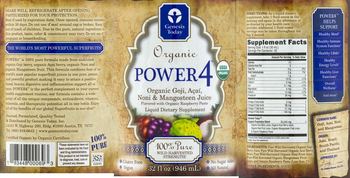 Genesis Today Organic Power4 - liquid supplement