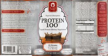 Genesis Today Protein 100 - liquid protein supplement