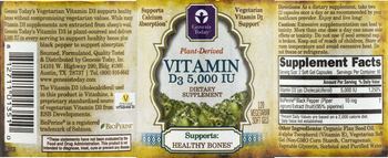 Genesis Today Vitamin D3 5,000 IU - supplement