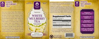 Genesis Today White Mulberry Tea - herbal supplement