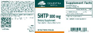 Genestra Brands 5HTP 100 mg - amino acid supplement