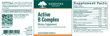Genestra Brands Active B Complex - supplement