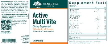 Genestra Brands Active Multi Vite - supplement