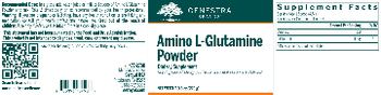 Genestra Brands Amino L-Glutamine Powder - supplement