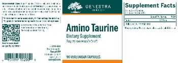 Genestra Brands Amino Taurine - supplement