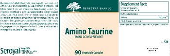 Genestra Brands Amino Taurine - amino acid supplement