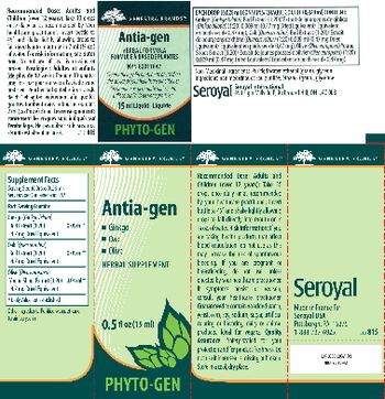 Genestra Brands Antia-gen - herbal supplement