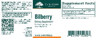 Genestra Brands Bilberry - supplement