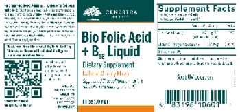 Genestra Brands Bio Folic Acid + B12 Liquid Natural Cherry Flavor - supplement