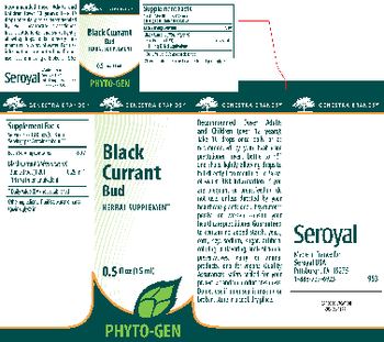 Genestra Brands Black Currant Bud - herbal supplement