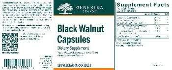 Genestra Brands Black Walnut Capsules - supplement