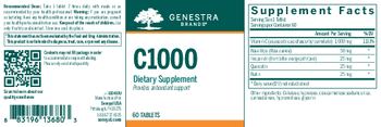 Genestra Brands C1000 - supplement