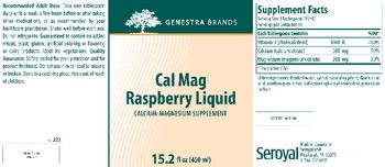 Genestra Brands Cal Mag Raspberry Liquid - calciummagnesium supplement