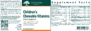Genestra Brands Children's Chewable Vitamins Natural Papaya and Orange Flavor - supplement