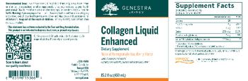 Genestra Brands Collagen Liquid Enhanced Natural Pomegranate-Raspberry Flavor - supplement