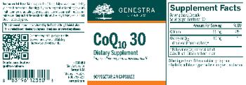 Genestra Brands CoQ10 30 - supplement