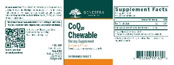 Genestra Brands CoQ10 Chewable Blackcurrant Flavor - supplement