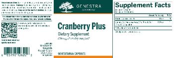 Genestra Brands Cranberry Plus - supplement