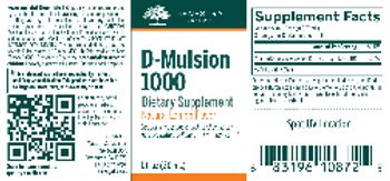 Genestra Brands D-Mulsion 1000 Natural Lemon Flavor - supplement