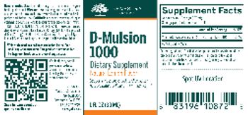 Genestra Brands D-Mulsion 1000 Natural Lemon Flavor - supplement