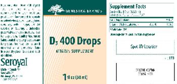 Genestra Brands D3 400 Drops - vitamin supplement