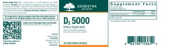 Genestra Brands D3 5000 - supplement