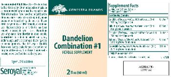 Genestra Brands Dandelion Combination #1 - herbal supplement