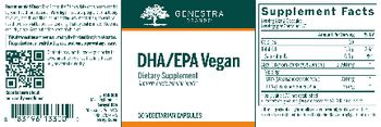 Genestra Brands DHA/EPA Vegan - essential fatty acid supplement