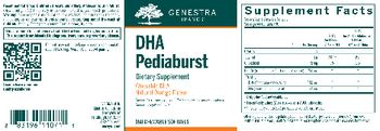 Genestra Brands DHA Pediaburst Natural Orange Flavor - supplement