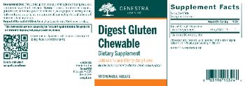 Genestra Brands Digest Gluten Chewable Delicious Natural Cherry-Berry Flavor - supplement