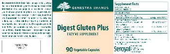 Genestra Brands Digest Gluten Plus - enzyme supplement