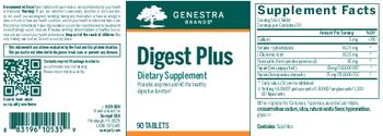 Genestra Brands Digest Plus - supplement